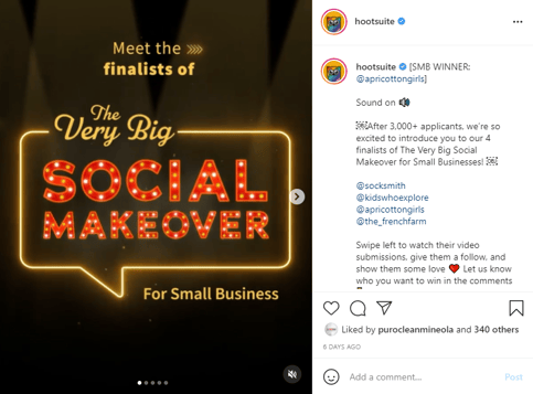 Hubspot's social media contest